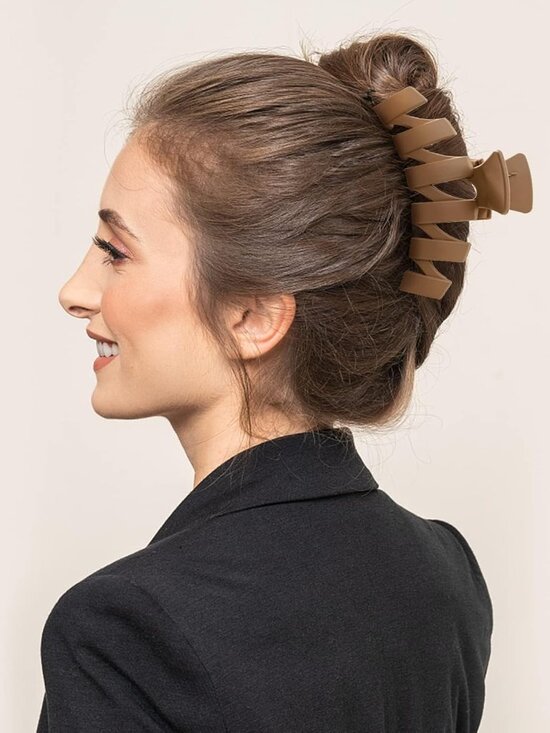 8PCS Hair Clips for Women, Flower Claw Clips for Thick Hair, Non-Slip Hair Acces - Picture 5 of 7